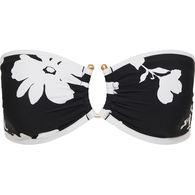 Seafolly Дамско бикини горнище Seafolly Mayflower Ring Front Bandeau Bikini top - Black - размер 40 (EU) (150-6643-0115)