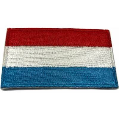 Vlajka, vyšívaná, zažehľovacia, Luxembursko