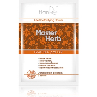 TianDe Detoxikačná náplasť na nohy Master Herb 2 ks