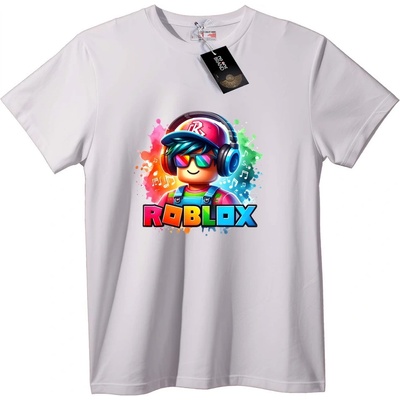 NOONEBRAND Тениска Roblox Музикален Герой - 2XL, Black
