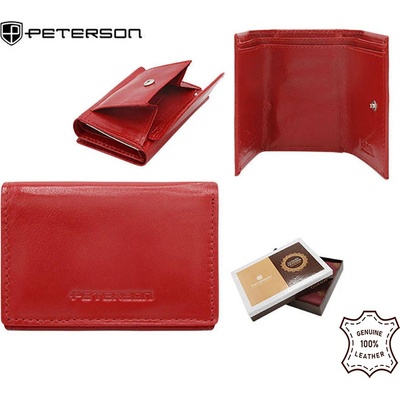 Peterson peňaženka kožená dámska RD SWZX 86 GCL 4246 red