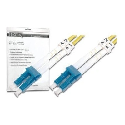 Digitus DK-2933-10 optický patch, duplex SM 9/125 OS2 LC/LC, 10 m DK-2933-10
