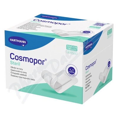 Hartmann Cosmopor náplast sterilní 7.2 x 5 cm 50 ks