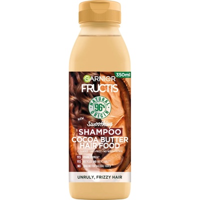 Garnier Fructis Hair Food Изглаждащ шампоан с какаово масло, 350 ml