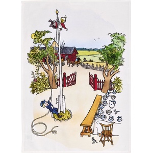 Muurla Малка кухненска кърпа Muurla Емил от Льонеберя "The Flagpole" 50 x 70 см (5450-5070-02)