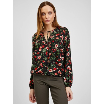 orsay Червено-черна дамска блуза на цветя ORSAY Orsay | Cheren | ЖЕНИ | S