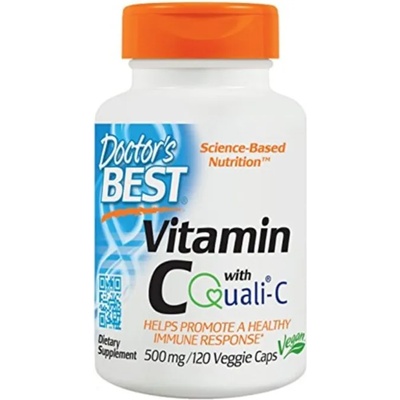 Doctor's Best Vitamin C with Quali-C, 500 mg, 120 капсули, Doctor's Best