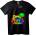 NOONEBRAND Тениска Sprunki Дъга - 2XL, Black