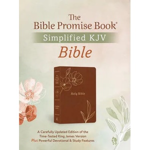 The Holy Bible: The Barbour Simplified KJV Bible Promise Book Edition [Chestnut Floral]: A Carefully Updated Edition of the Time-Tested King James Ver (ISBN: 9781636094786)
