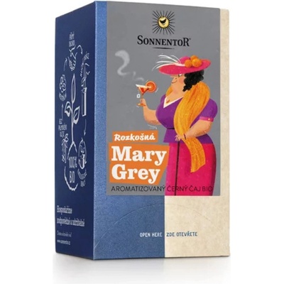 Sonnentor Rozkošná Mary Grey porciovaný BIO 18 sáčkov