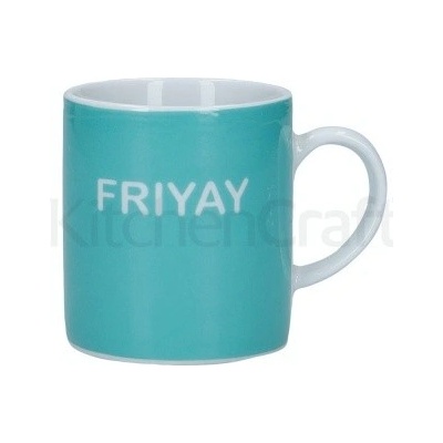 Kitchen Craft šálek na espresso Porcelain Friyay 80 ml