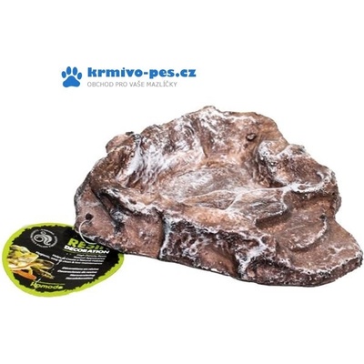 Komodo miska terasovitá hnědá S 18x15,5x4 cm