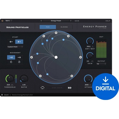 Sound Particles Energy Panner (Digitálny produkt)