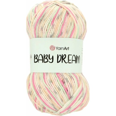 Yarnart Baby Dream 5237 ružovo sivo hnedá