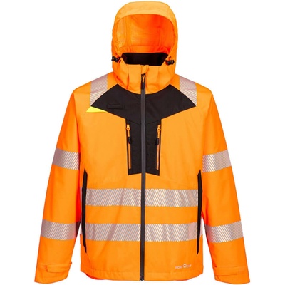 Portwest DX466 DX4 reflexná nepremokavá bunda 4v1 žltá-čierna