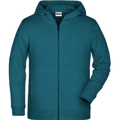 James & Nicholson na zips z biobavlny 8026k Petrolejový melír