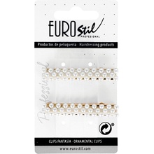 EUROSTIL A7 sponky 2ks s perlami 5,5 cm