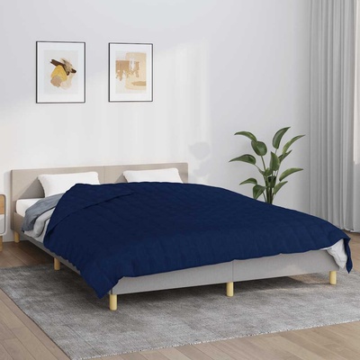 Pure Line Home Тежко одеяло синьо 200x225 см 13 кг