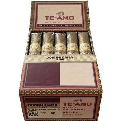Te Amo Doutníky World Selection Series Robusto Dominicana 15ks