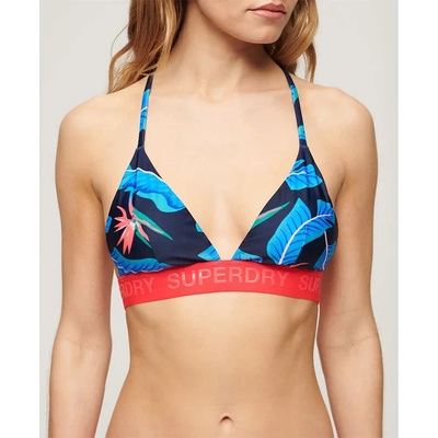 Superdry Logo Triangle bikini top - Multicolor (Navy Paradise)