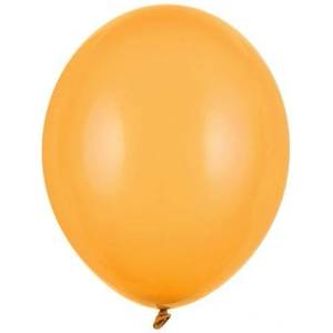 Party Deco Пастелен латексов балон в цвят мед - 23 см (sb10p-491)