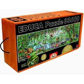 Educa Панорамен пъзел Educa - Дивият живот, 33 600 части (EDU16066)