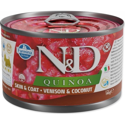 N&D Quinoa Adult Mini Small Venison & Coconut 140 g
