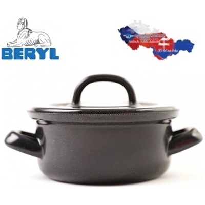 Beryl Smaltovaný randlík s pokrievkou 18 cm - 2L