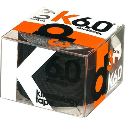 D3 X6.0 Extreme Kineziologický vodeodolný tejp čierna 6 m x 5 cm