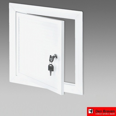 Den Braven Revizní dvířka PVC se zámkem 600 x 600 mm