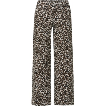 Esmara Dámske rifle Wide Leg leopardí vzor