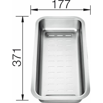 Blanco Miska nerez pro DALAGO- 371x177