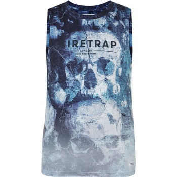 Firetrap Мъжки потник Firetrap Sub Vest Mens - Skull