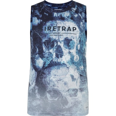 Firetrap Мъжки потник Firetrap Sub Vest Mens - Skull