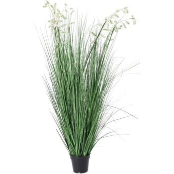 Bizzotto Изкуствено растение grevillea бяло с ваза, 9 цвята, h150 (0172892)