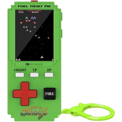 My Arcade Galaga Portable Gaming System Pixel Pocket Pro