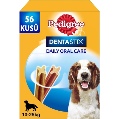 Pedigree Dentastix Daily Oral Care dentálne maškrty stredných plemien 56 ks 1 440 g