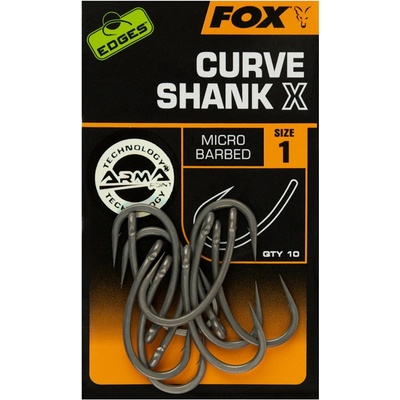 Fox Edges Curve Shank X Hooks vel.2 10ks – Zboží Dáma