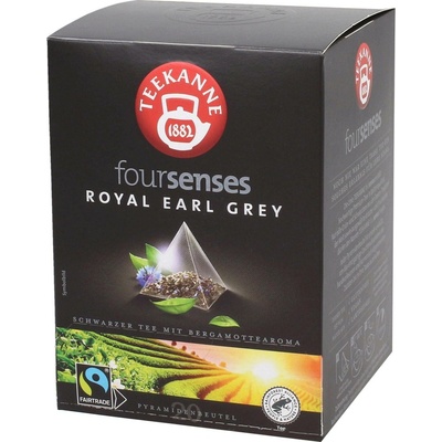 TEEKANNE foursenses Royal Earl Grey FairTrade 20 pyramidových sáčků