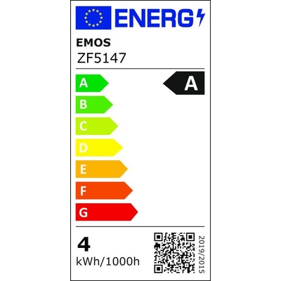 Emos LED žárovka A60/E27/3,8W/60W/806lm/teplá bílá