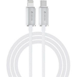DEVIA IPAD / IPAD 2 / IPAD 3rd Gen DEVIA кабел за данни Type-C - Lightning, 150cm, FEHÉR ST107991 (ST107991)