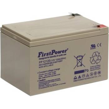 First Power Акумулаторна батерия FirstPower MS12-12, 12V, 12Ah, T1 конектори (MS12-12)