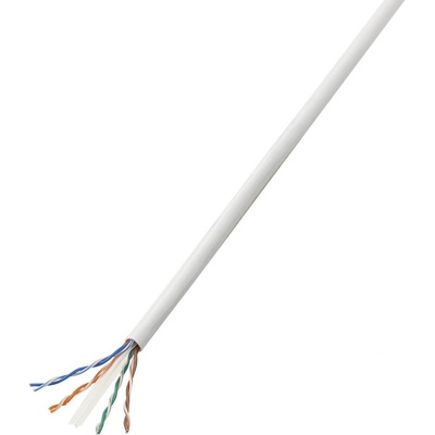 Tru Components CAT 6 U/UTP 4 x 2 x 0.27 mm² 50m bílý