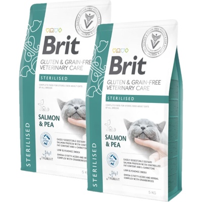 BRIT GF Veterinary Diets Cat Sterilised 2 x 5 kg