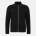 JACK & JONES Men's Stitch Knitted Full-Zip Fleece Fabric - Black