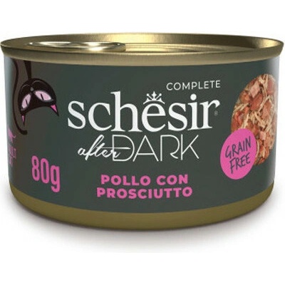 Schesir Cat After Dark Wholefood kura šunka 80 g