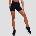 GymBeam Дамски къси панталони FIT Black XXL