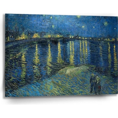 Sablio Obraz Hviezdna noc nad Rhônou - Vincent van Gogh - 90x60 cm