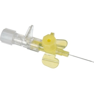 Vasofix Safety Pur 24 G i.v. kanyla s portom a krídielkami 0,7 x 19 mm žltá 50 ks