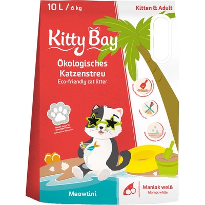 KittyBay Meowtini biely maniok ekologické 10 l